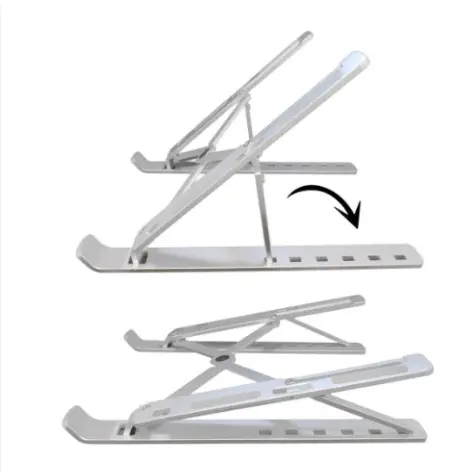 2 kits Suporte Apoio De Notebook Laptop Compacto Articulado Home Office / Suporte Notebook / Porta Notebook Preto
