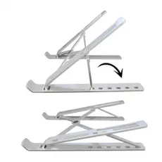 2 kits Suporte Apoio De Notebook Laptop Compacto Articulado Home Office / Suporte Notebook / Porta Notebook Preto