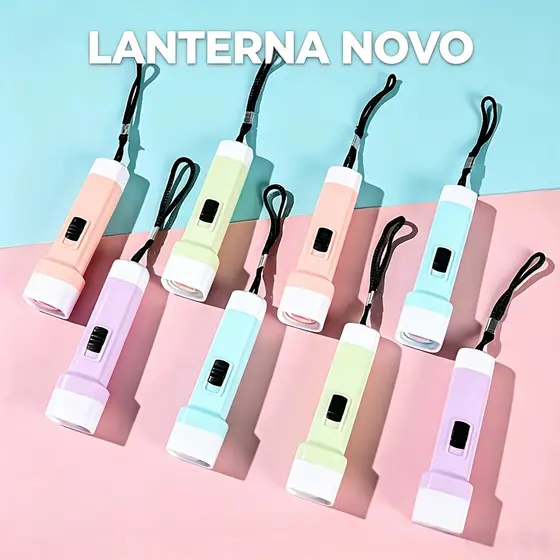 Kits mine Lanternas 12 lanternas iluminação noturna led portatil