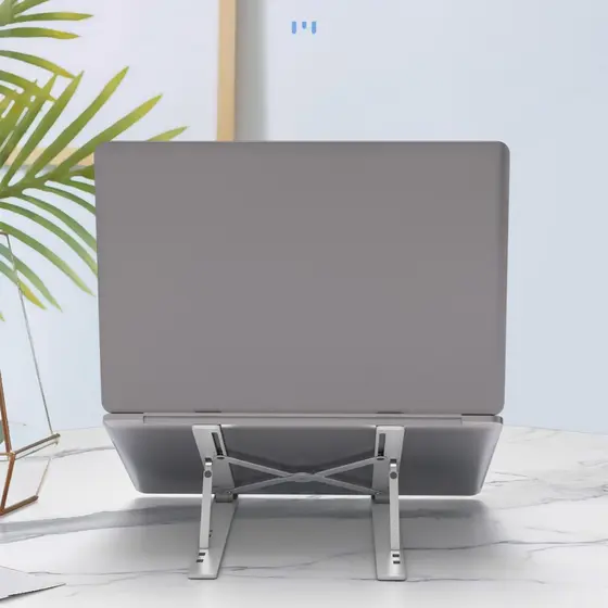 Suporte Apoio De Notebook Laptop Compacto Articulado Home Office / Suporte Notebook / Porta Notebook Preto