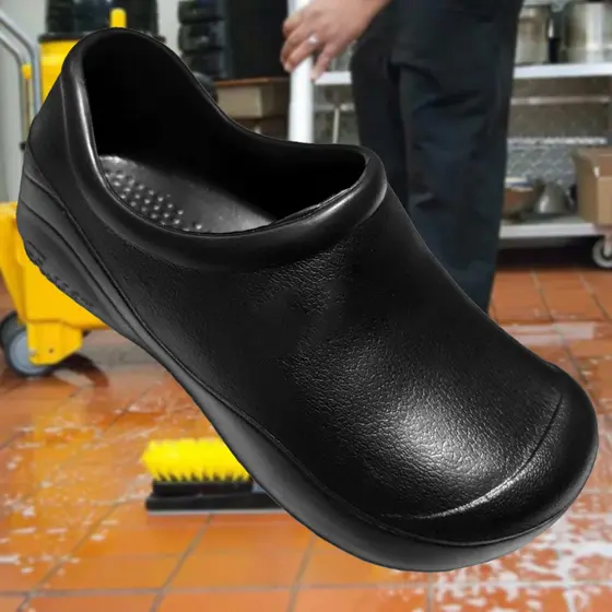 Sapato de Segurança Babuche Fechado Cozinha Limpeza Serviço Manutenção Yvate BGX062