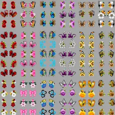 240 Adesivos de unhas 3D Com Escolha - Pré -pronto