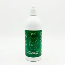 Shampoo Pet Com Óleo De Melaleuca Limpeza E Ação Antisséptica Para Cães e Gatos 500ml Pet Family