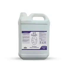 Shampoo Para Cães e Gatos Matizador Brancos Radiantes Pronto Para Uso Pet Family 5L