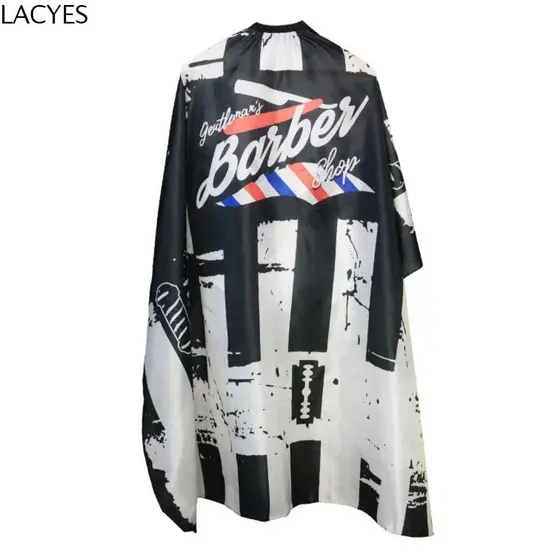 LACYES Vestido De Pano De Cabeleireiro , Capa De Corte De Cabelo À Prova D'água , Avental Durável