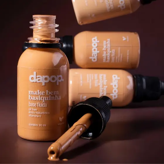 Base Fluída Vegana Dapop Bem Basiquinha – Acabamento Natural
