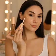 Corretivo Líquido Maquiagem Impecável Labranche Alta Cobertura Cobre Cicatrizes Acne Ilumina o Tom da Pele