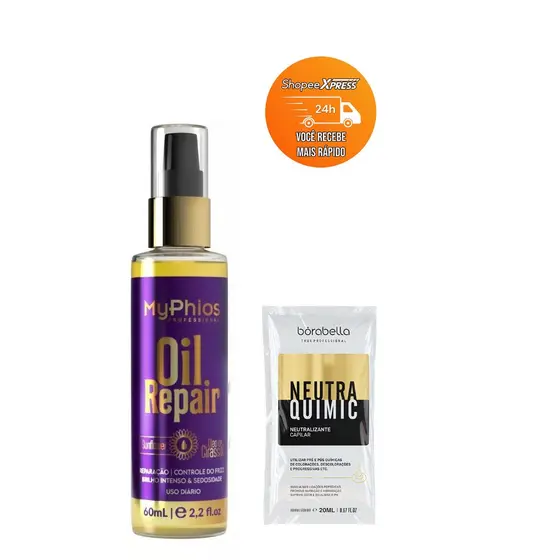 Myphios Óleo Reparador De Pontas Sunflower - 60 Ml