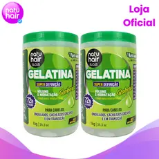 Kit 2 Gelatinas Natuhair S.O.S - Babosa 1kg