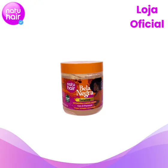 Gelatina Natuhair Bela Negra 550g