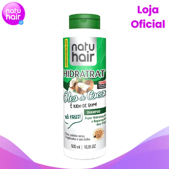 Shampoo Vita Mais NatuHair Óleo de Coco 500ml