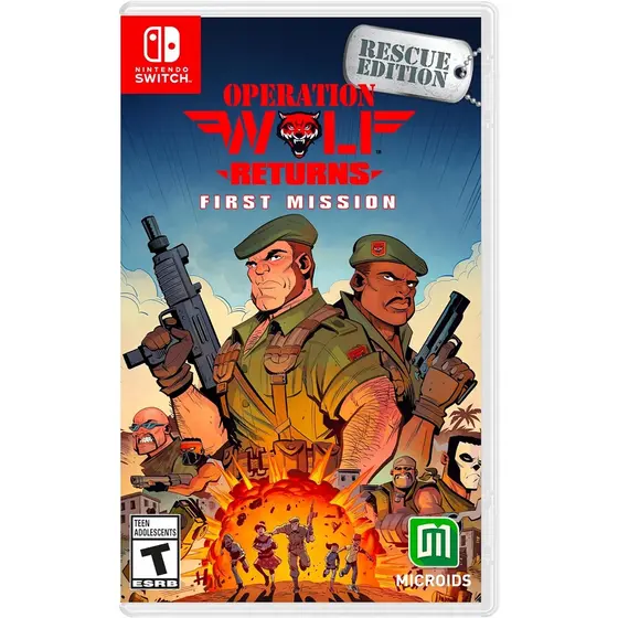 Operation Wolf Returns First Mission Rescue Edition Switch Midia Fisica