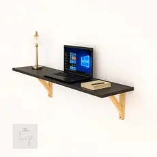Mesa suspensa vários tamanhos MDF 90 120 industrial computador prateleira gamer home office notebook