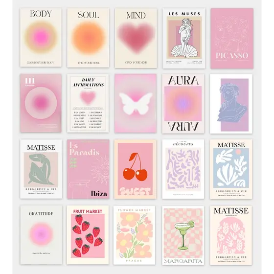 Quadros Decorativos Pinterest Pastel Matisse Aesthetic Decoração de Quarto Parede Casa