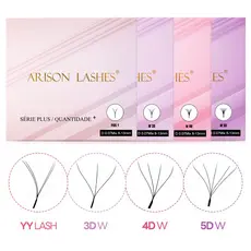 Arison Plus YY/W3D/W4D/W5D Caixa Grande Extensão de Cilios Volume Brasileiro Egípcio