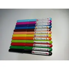 Adesivos para Lápis Escolares 100 unidades 5x1 cm.