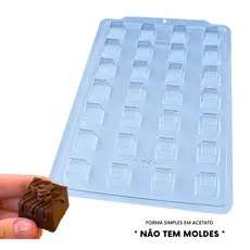 Forma Simples Bombom Quadrado Médio Cod. 3593 SP Semiprofissional Bwb