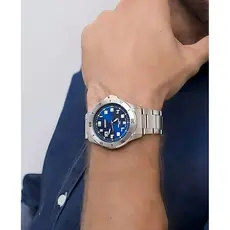 Relogio Orient Masculino Analogico Prateado Mbss1155a D2sx