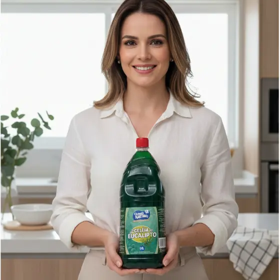 Gel de Limpeza Pesada Multiuso 1.9L Eucalipto Ideal para Casa e Cozinha
