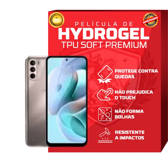 3 Películas De Hidrogel Hd P/ Celular Motorola Todos Modelos Moto G Edge One Hyper Fusion Pro Power Razr Ultra Zoom Plus