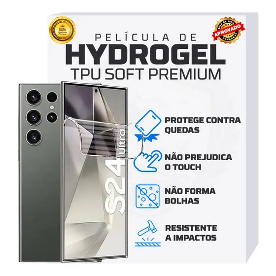 3 Películas Hidrogel Fosca Para Samsung S24 + Plus Fe Ultra