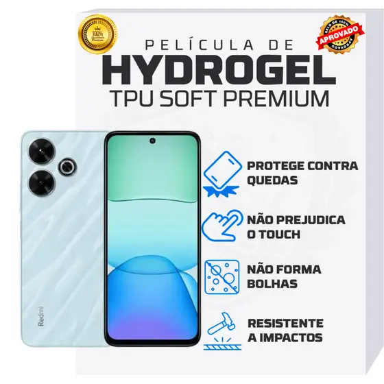 Película De Hidrogel Fosca Para Xiaomi POCO F6, X6, X5 Pro, X3, NFC, X4, GT, M5, M4, M6 Pro, F4, F3, C65