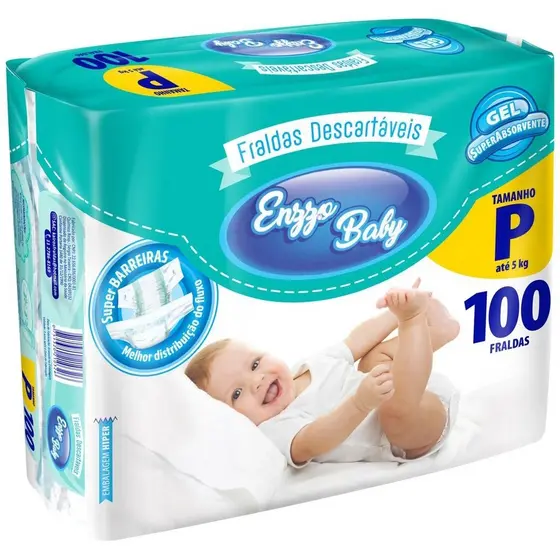 Fralda Descartável Infantil Enzzo Baby Direto da Fábrica
