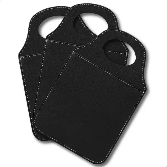 Kit 3 Unidades Organizador Lixeirinha Carro Couro Sintético