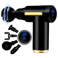 Ditap Variedades Massageador Muscular Elétrico Profissional Portátil Pistola Com Visor Digital
