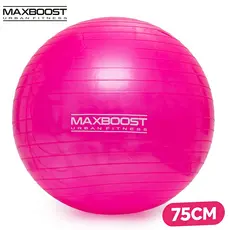 Bola Pilates 75cm Maxboost Fitness Ginástica Yoga Exercícios em Casa Academia e Fortalecimento Muscular