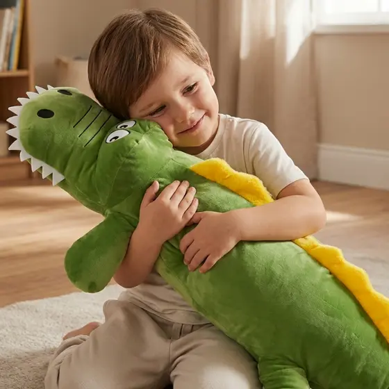 Xuxão Pelúcia Crocodilo Extra Macio Jacaré Gigante Irresistível