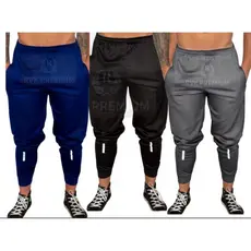Calça Jogger Esportiva Driy-Fit Masculina Corta Vento Com Bolso Tradicional Tendência Casual