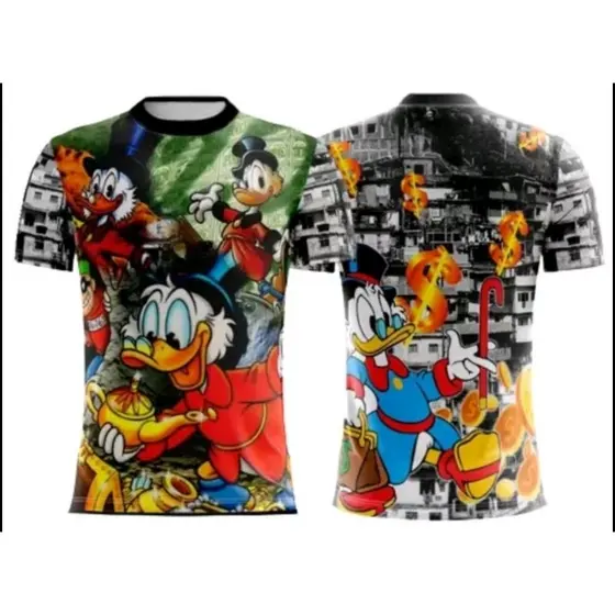 Kit 02 Camiseta Mandrake da Quebrada Favela Malha Fria (Estampas e Cores Variadas)