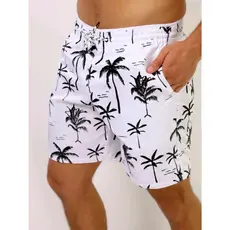 Kit Shorts Bermuda Mauricinho COQUEIRO Tactel Grosso Premium Praia , Verão, Piscina Moda Verão ( CORES VARIADAS)