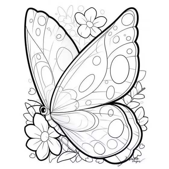 Desenhos para colorir Borboletas - 30 Folhas A4