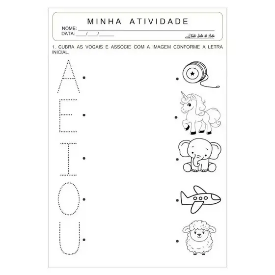 Kit 80 Atividades de Coordenação Motora diferentes Folhas Soltas A4
