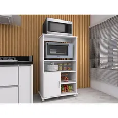 Balcão Organizador Armário Multiuso Suporte de Microondas