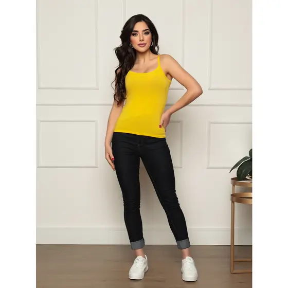 Blusinha Alcinha Regata Básica Feminina Regata Feminina