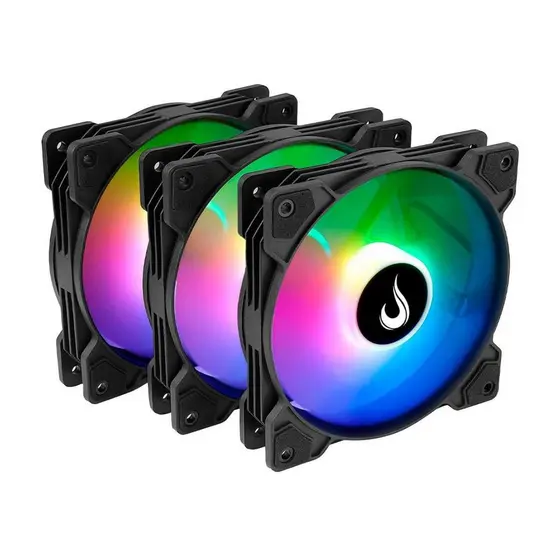 Kit 3 Coolers 120mm Rise Mode X - LED ARGB - RM-XLD-01-ARGB