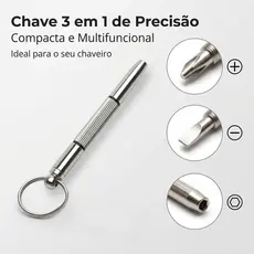 Mini Chave Fenda Apertar Parafuso Oculos Relogio Brinquedo