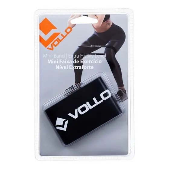 Mini Band Extra Forte - Vollo Sports - Mini Faixa De Exercícios - Elástico