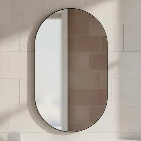 Espelho Pilula 110x50cm Parede Grande Corpo Inteiro Sala Quarto Decorativo Bancada Maquiagem
