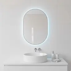Espelho Orgânico de Parede com Led Pílula 44x64 Espelho Decorativo Para Sala Quarto Banheiro