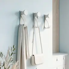 Kit 5 Gancho de Parede Suporte De Provador Pino Parede Cabideiro Decorativo Suporte para Mochila