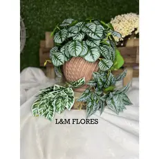 Buquê de Folhagem artificial com 18 folhas ideal para arranjos e decoração de casamento, festas, trabalho e eventos
