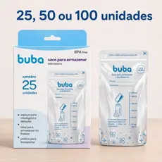 Kit Sacos Armazenar Leite Materno 25 50 100 Buba 200ml Descartável