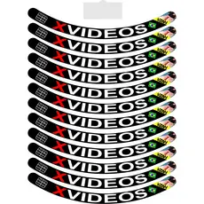 Adesivo De Roda Bike Aro 24/26/29 XVIDEO