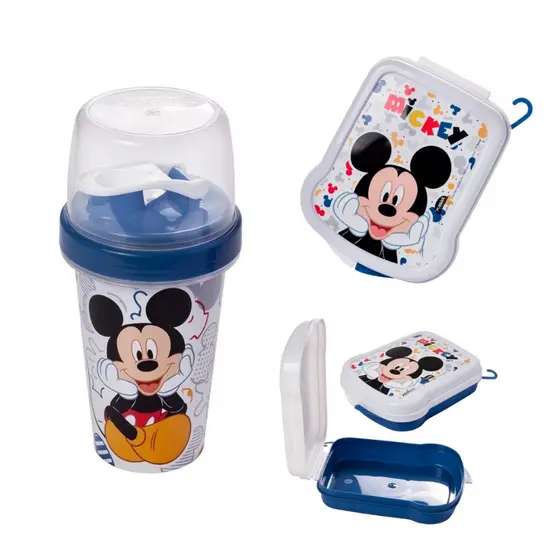 Kit Sanduicheira + Shakeira 320ml - Plasutil Mickey
