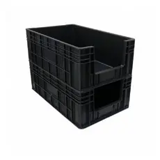 2 Gaveta Bin Gaveteiro Organizador Empilhável Caixa Plástica Fechada Super Resistente P/ Lojas