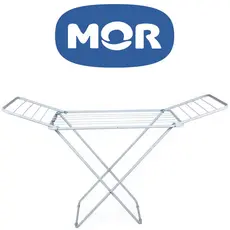 Varal De Chão Com Abas Slim MOR Resistente Em Aço Super Reforçado Oferta Cores - Original Mor